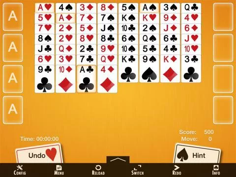 Изображение игры: ⊲Freecell :)