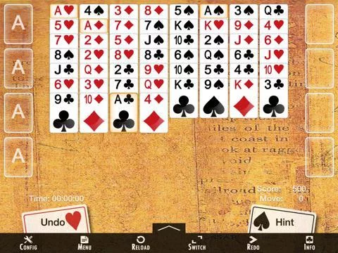Изображение игры: ⊲Freecell :)