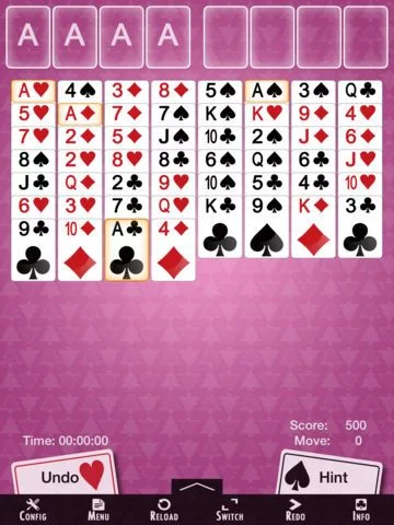 Изображение игры: ⊲Freecell :)