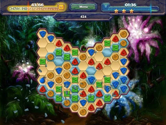 Изображение игры: Runes Of The Ancient Forest — Matching Game