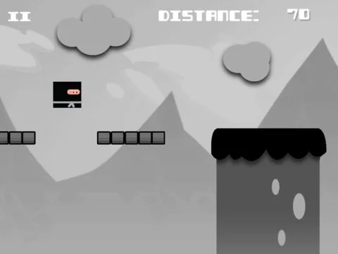 Изображение игры: A Block Ninja Endless Run-ning Jump-ing Game