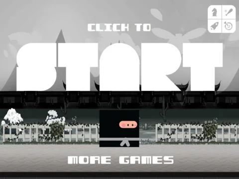 Изображение игры: A Block Ninja Endless Run-ning Jump-ing Game