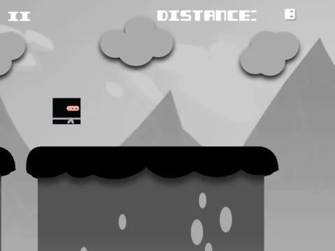 Изображение игры: A Block Ninja Endless Run-ning Jump-ing Game