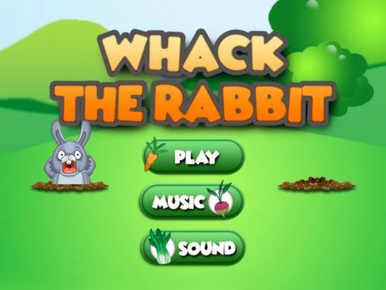 Изображение игры: Whack The Rabbit Game