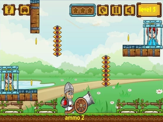 Изображение игры: Rescue Valentine - Physcis puzzle game for saving princess
