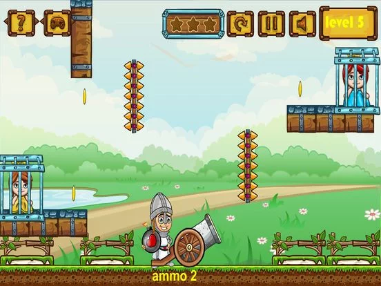 Изображение игры: Rescue Valentine - Physcis puzzle game for saving princess