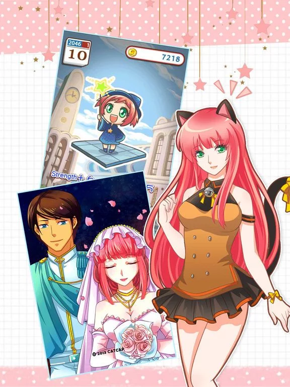Изображение игры: Love Story: My Girl 'otome simulation game'