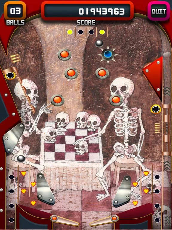 Изображение игры: Pinball - Two Skeletons
