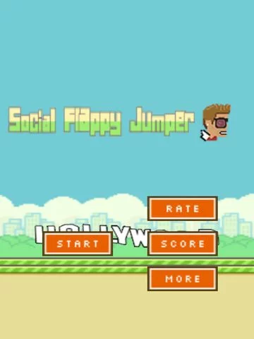 Изображение игры: Social Flappy Jumper