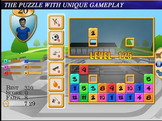 Изображение игры: BASIC COMPILER EXAMPLE NUMBER PUZZLE