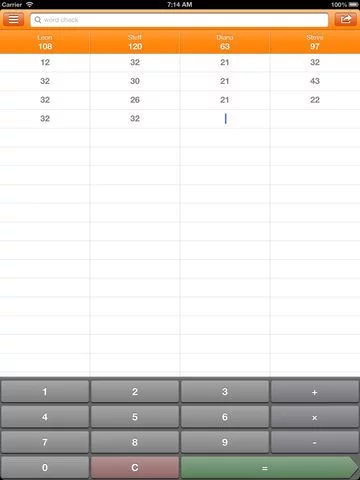 Изображение игры: Scorecard for word games