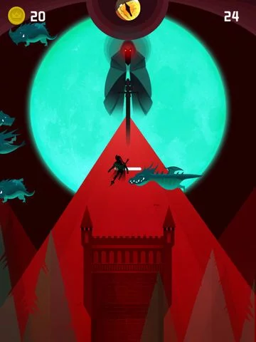 Изображение игры: Dragon Hunter Jump