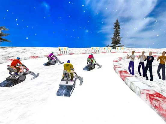 Изображение игры: Motocross Snow Tournament