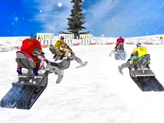 Изображение игры: Motocross Snow Tournament