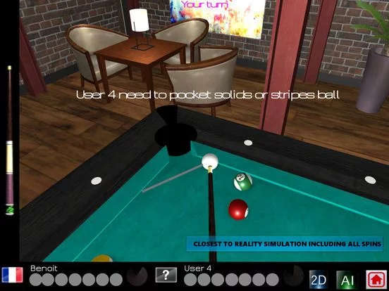 Изображение игры: 8 Ball OnLine 3D Pro