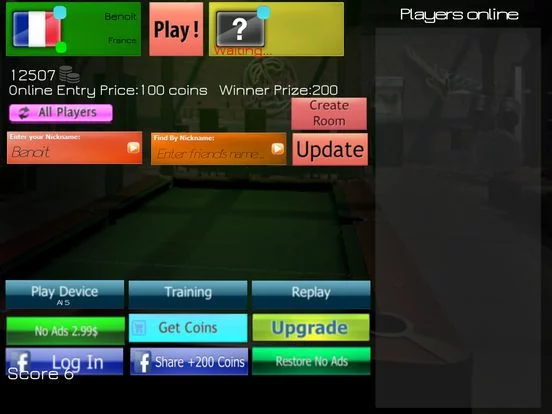 Изображение игры: 8 Ball OnLine 3D Pro