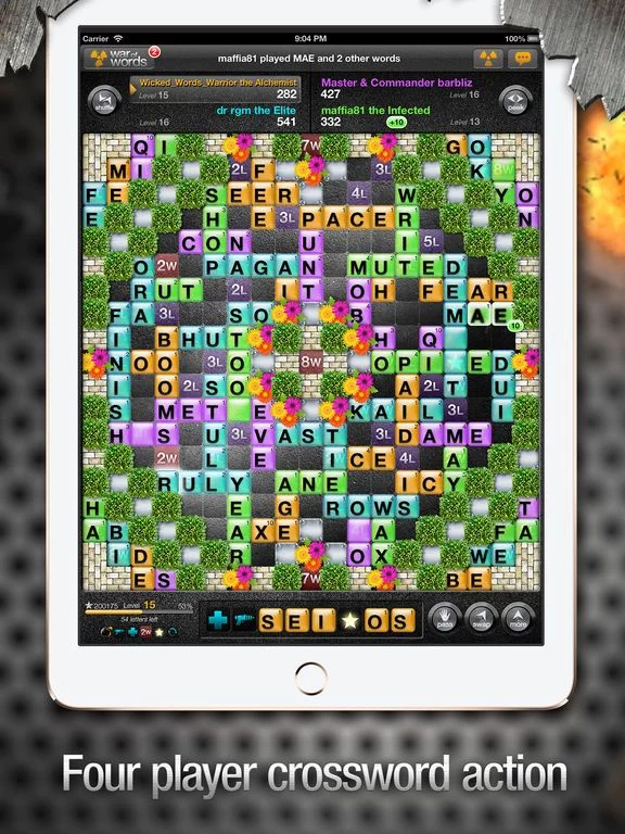 Изображение игры: War of Words 2 - Crossword Strategy Game