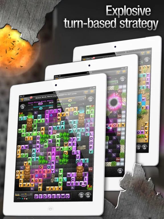 Изображение игры: War of Words 2 - Crossword Strategy Game