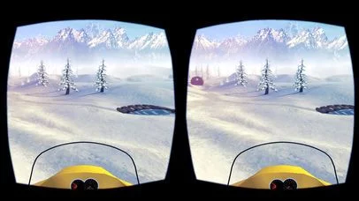 Изображение игры: Snowmobile Simulator: VR Game for Google Cardboard