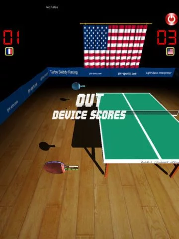 Изображение игры: Baby Tennis On Line Ping Pong