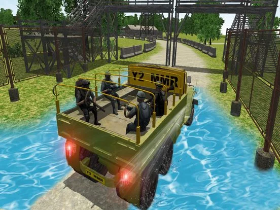 Изображение игры: 4x4 Military Jeep Driving Simulator in War Land