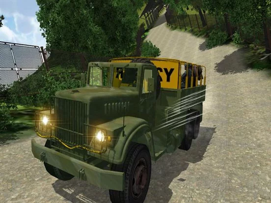 Изображение игры: 4x4 Military Jeep Driving Simulator in War Land