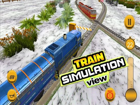 Изображение игры: US Euro Train Simulator 3D