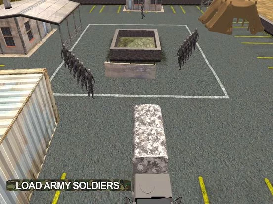 Изображение игры: Army Truck Transport Soldier
