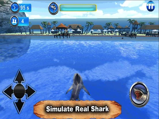 Изображение игры: Shark Attack and Hungry Evolution SImulator 3D