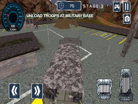 Изображение игры: Army Truck Transport Soldier