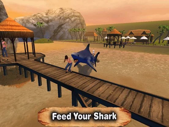 Изображение игры: Shark Attack and Hungry Evolution SImulator 3D