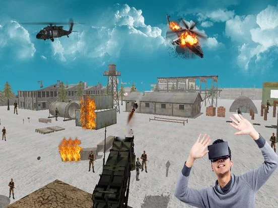 Изображение игры: VR Anti Aircraft Patriot Gunner Strike Action Game