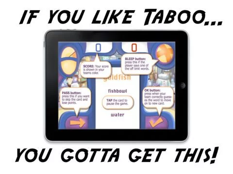 Изображение игры: Bleep Word iTaboo Game