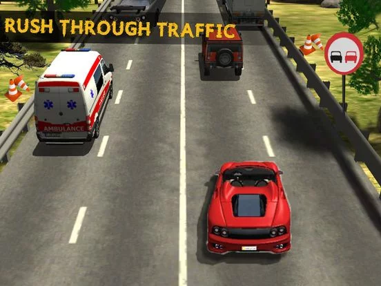 Изображение игры: City Highway Racer Car Fast Traffic - Real Games