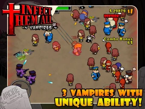 Изображение игры: Infect Them All: Vampires lite