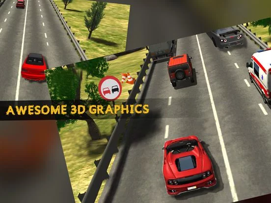 Изображение игры: City Highway Racer Car Fast Traffic - Real Games