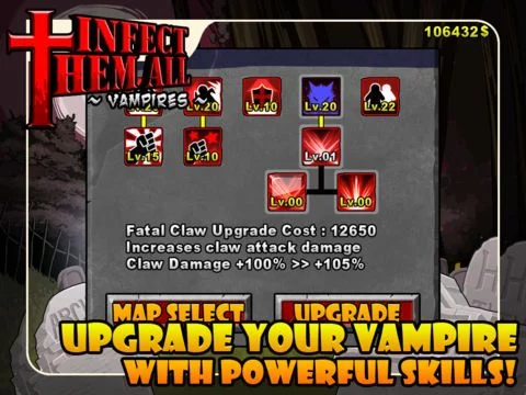 Изображение игры: Infect Them All: Vampires lite