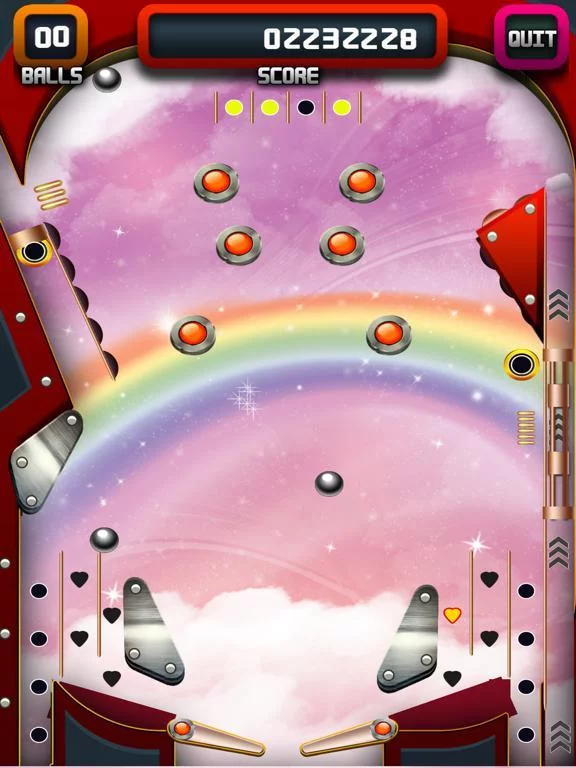 Изображение игры: Rainbow Pinball