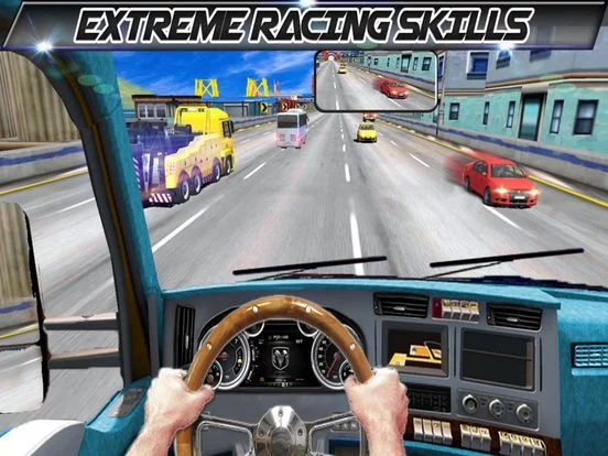 Изображение игры: In Truck Driving Highway Games
