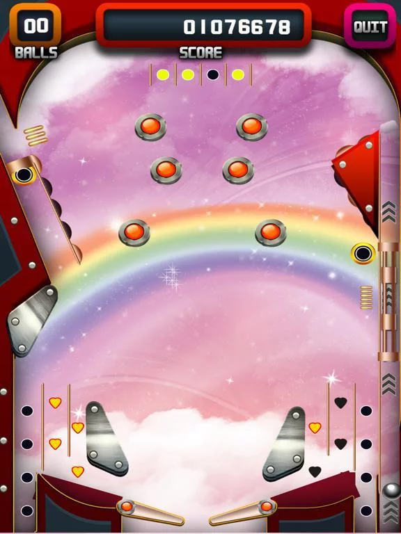 Изображение игры: Rainbow Pinball