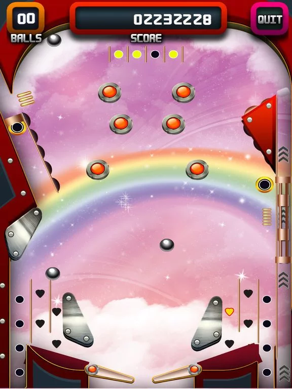 Изображение игры: Rainbow Pinball