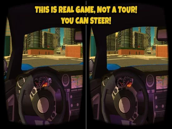 Изображение игры: VR Car Driving Simulator: VR Game for Google Cardboard