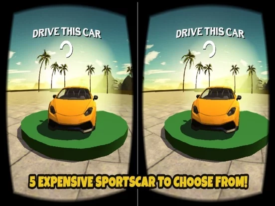 Изображение игры: VR Car Driving Simulator: VR Game for Google Cardboard