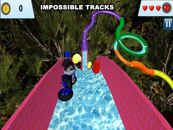 Изображение игры: Water Slide Bike Racing
