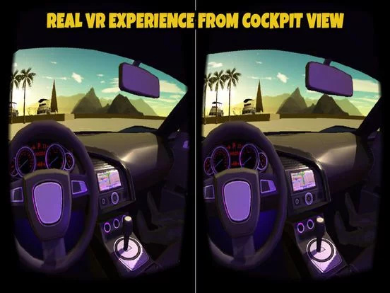 Изображение игры: VR Car Driving Simulator: VR Game for Google Cardboard