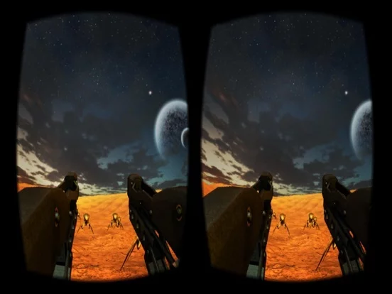 Изображение игры: Alien VR Shooter: Virtual Reality Game For Google Cardboard