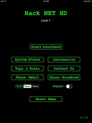 Изображение игры: Hack NET HD