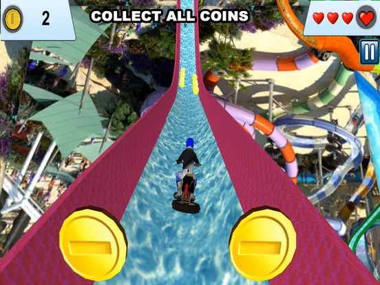 Изображение игры: Water Slide Bike Racing