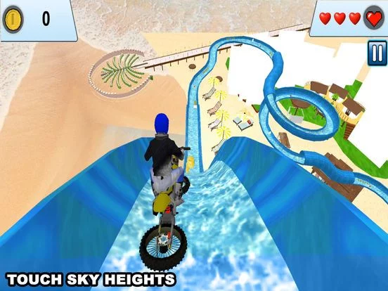 Изображение игры: Water Slide Bike Racing
