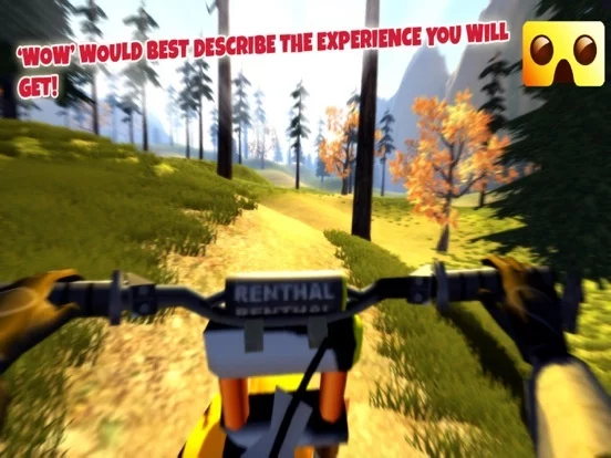 Изображение игры: Motocross VR Game